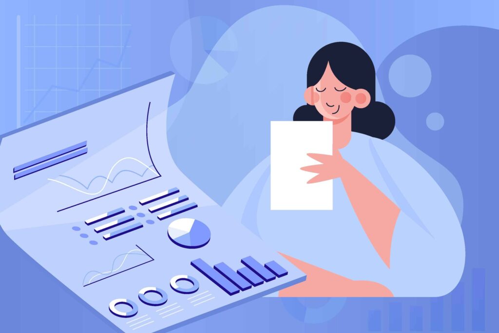 Learning and development metrics: Average test score 