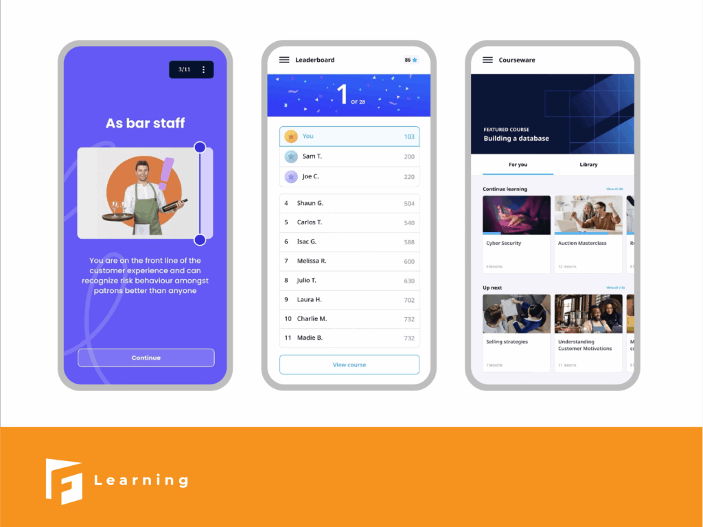 example of ethics training programs in EdApp interface
