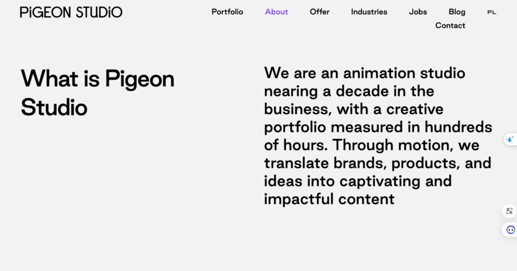 Studio Pigeon - training video production company