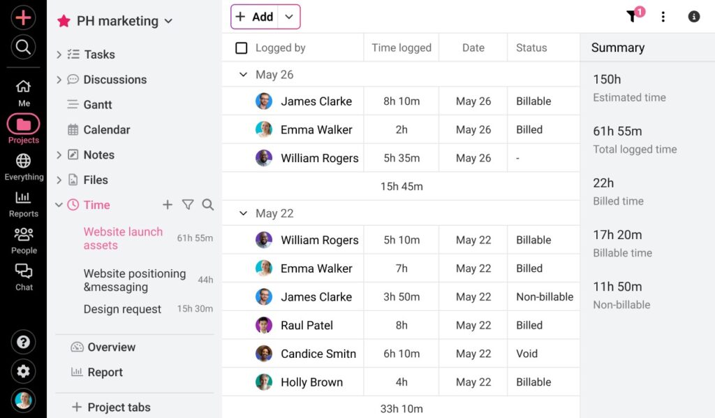 animation project management software: ProofHub
