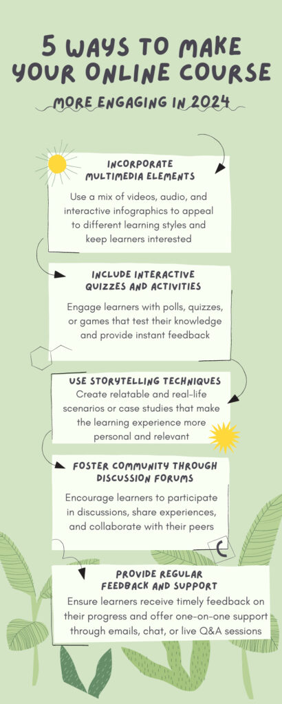 Ways to Make Your Online Course More Engaging in 2024