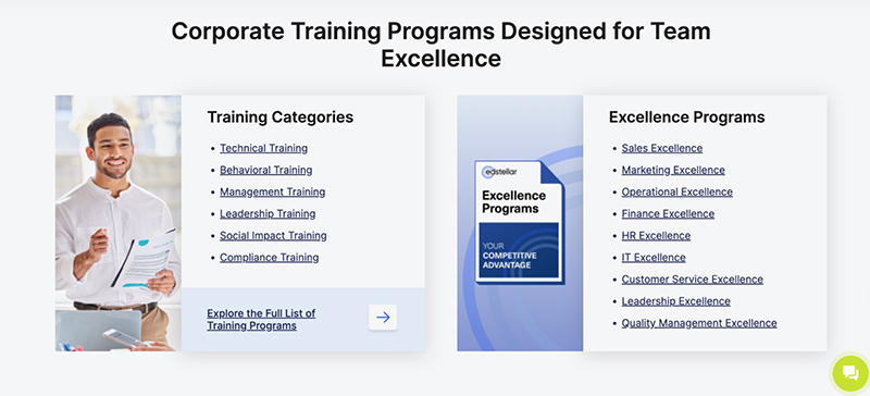 Edstellar corporate training types