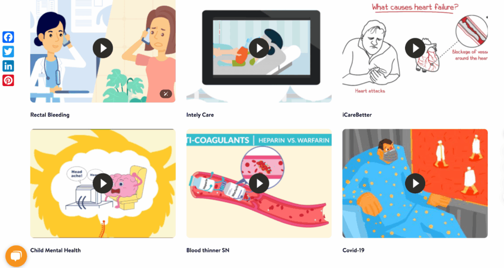 healthcare video portfolio