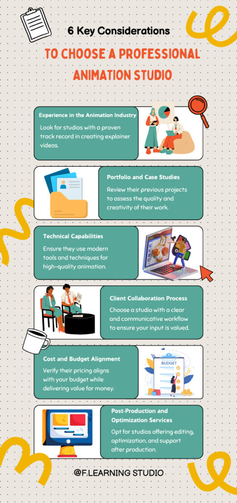 Research and Select a Reliable Studio how to make explainer video animation how to make explainer video animation