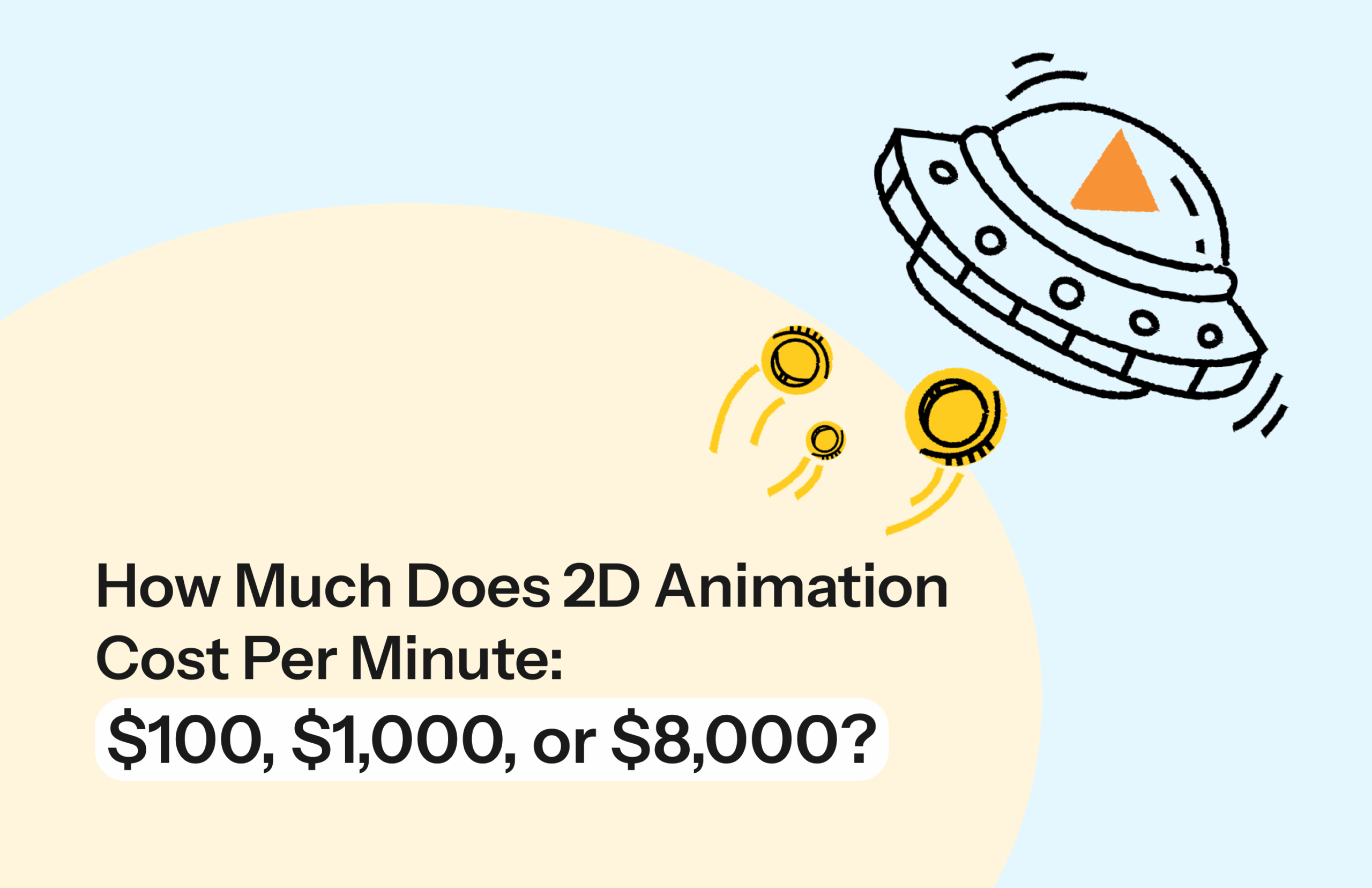 How Much Does 2D Animation Cost Per Minute: $100, $1,000, or $8,000?